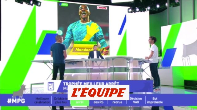 Steve Mandanda remporte le trophée du meilleur arrêt - Foot - L1 - Rotald'Or 2020