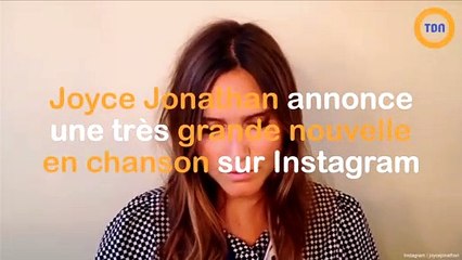 Joyce Jonathan annonce sa grossesse en chanson sur Instagram