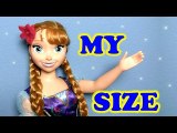 Princess Anna My Size Doll Over 3 Feet Tall Disney Frozen Collector's Edition Lifesize Unboxing