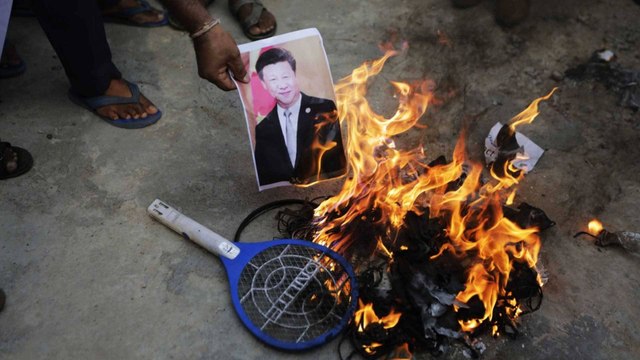 Anti-China protests erupt in various parts of the country