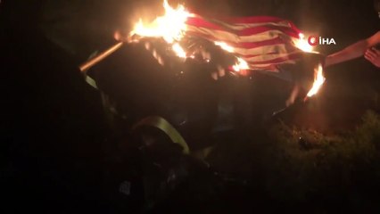 - Portland’da göstericiler George Washington heykelini yıktı