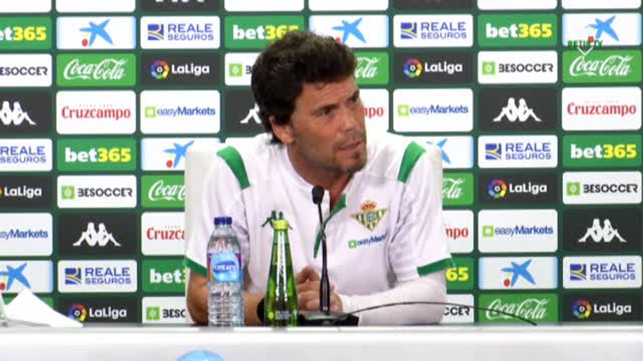 Rubi: "Soy tajante. Es imposible que el Betis pierda la categoría"
