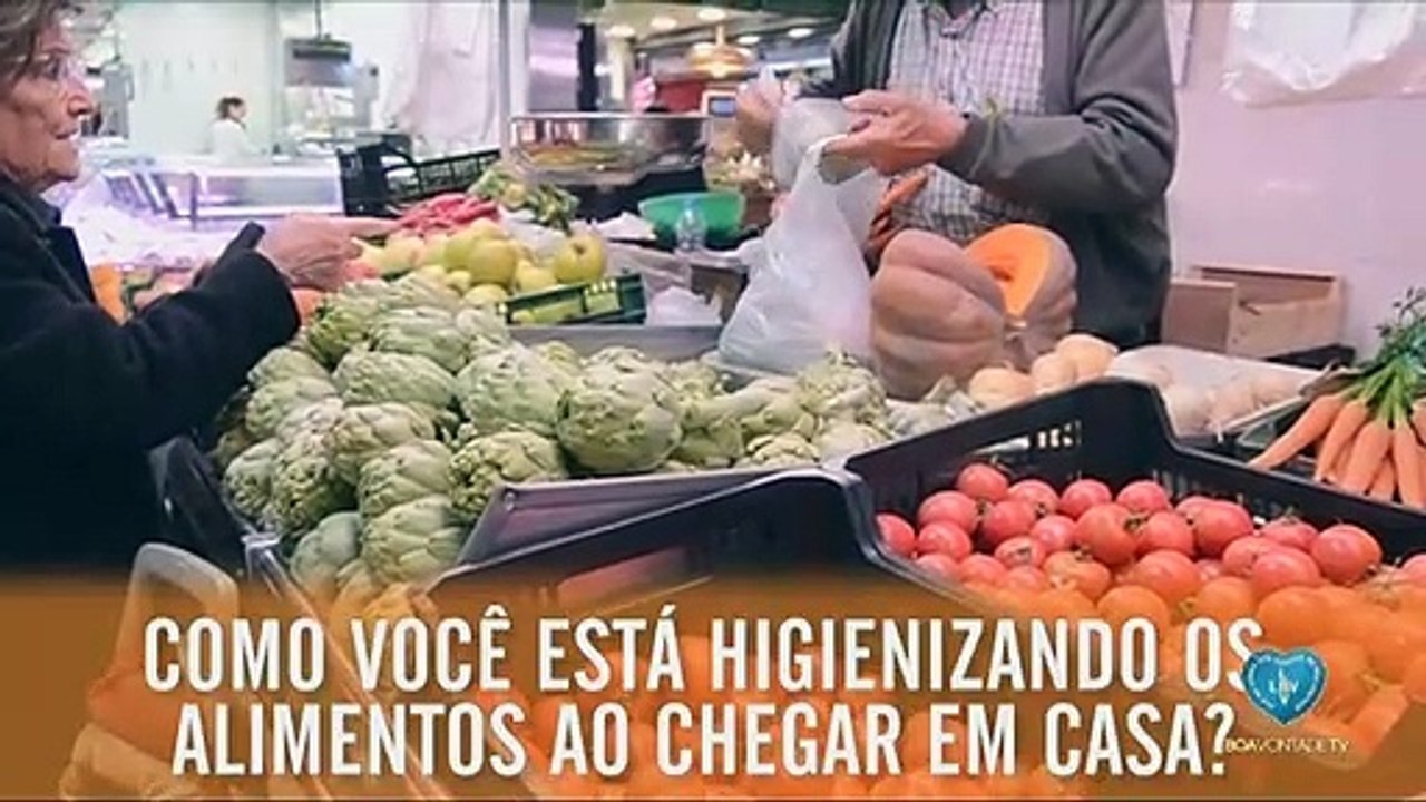 Higienização dos aliementos // Atitudes preventivas para uma alimentação segura durante a pandemia