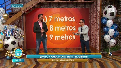 ¡No te pierdas, al lado de Sergio, los mejores Datos Para Parecer Inteligente! | Venga La Alegría