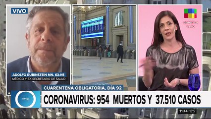 Dr. Adolfo Rubinstein: "Quizás haya que endurecer las medidas"