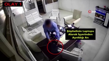İş yerlerinden dizüstü bilgisayar çalan şüpheliler yakalandı