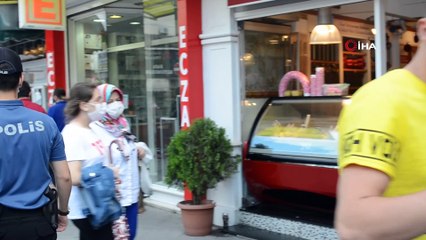 Maske yasağını delenlere polis şoku