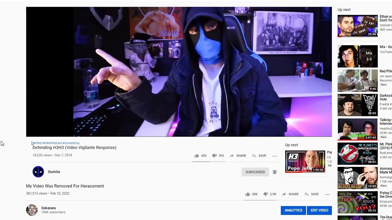 Gokanaru: My Response to Ethan Klein - The Death of h3h3productions (ReUpload)