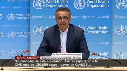 La OMS advierte de que "la pandemia se está acelerando"