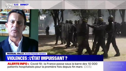 Manuel Valls: "Il faut que l'État soit clairement derrière les forces de l'ordre"