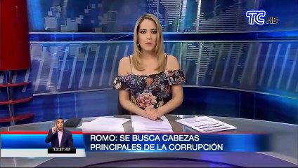 Ministra de Gobierno, María Paula Romo, anunció que se buscan a las cabezas principales de la corrupción