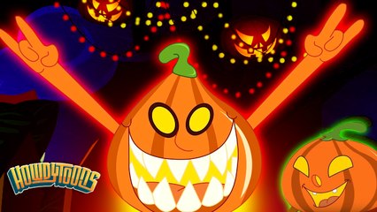 Скачать видео: Five Little Pumpkins | Halloween Song For Kids by Howdytoons