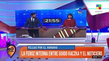 Fuertes internas entre Guido Kaczka y el noticiero