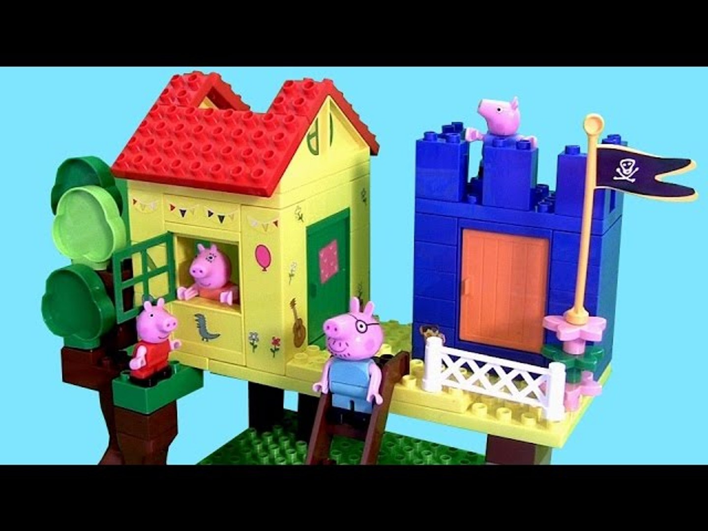 Peppa Pig Treehouse Lego Blocks Playset - La Casa del árbol bloques  construcción - Tree House - video Dailymotion