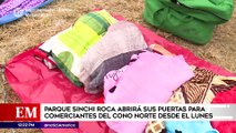 Edición Mediodía: Parque Sinchi Roca abrirá sus puertas para comerciantes del Cono Norte