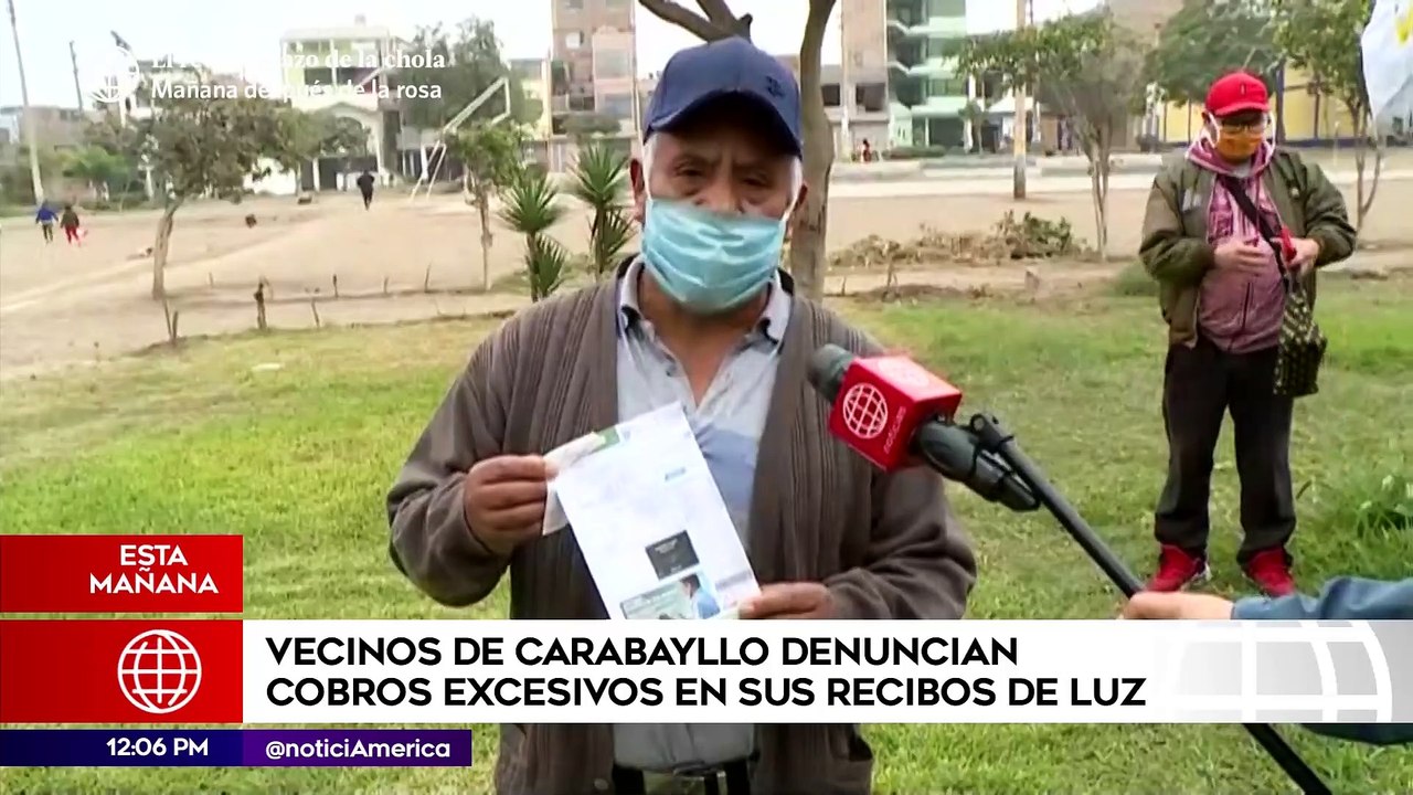 Edición Mediodía: Vecinos denunciaron cobros excesivos en sus recibos de luz