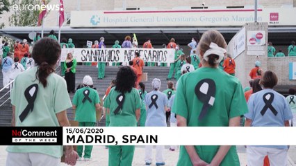 No Comment: le proteste del personale sanitario in Europa nel nostro 'best of' settimanale