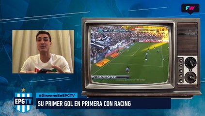 Primer gol en Primera y su progreso afuera de Racing
