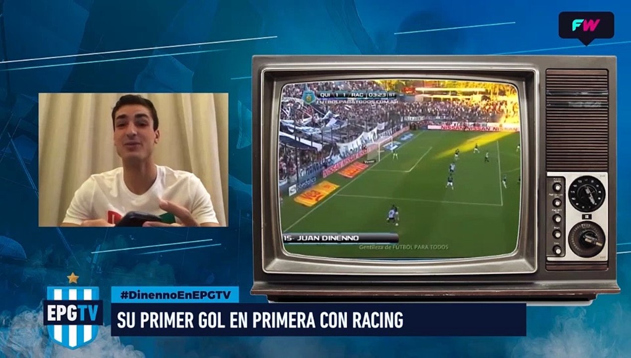 Primer gol en Primera y su progreso afuera de Racing