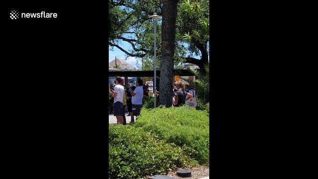 In birthplace of Juneteenth, Black Lives Matters protesters demand Confederate statues come down