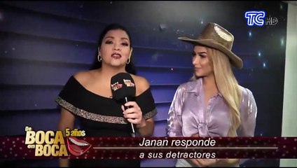Janan Velasco responde a Briggite Sosa por su comentario acerca de su sensual sesión de fotos
