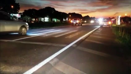 Mulher morre ao ser atropelada por carro BR-467, em Sede Alvorada