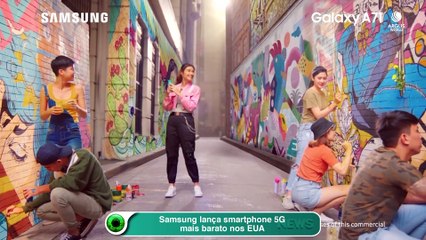 Samsung lança smartphone 5G mais barato nos EUA