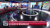La salud de Martín Insaurralde: su mujer, Jessica Cirio, compartió imágenes del Intendente internado