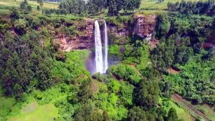 Travel to Uganda: Beautiful Nature Waterfall - 7 Wonders #GGHTx #avikerendian