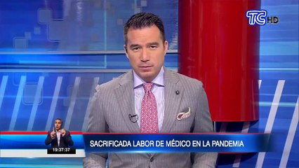 Historia en tiempos de pandemia: Sacrificada labor de médico que le tocó dejar a su familia para atender pacientes