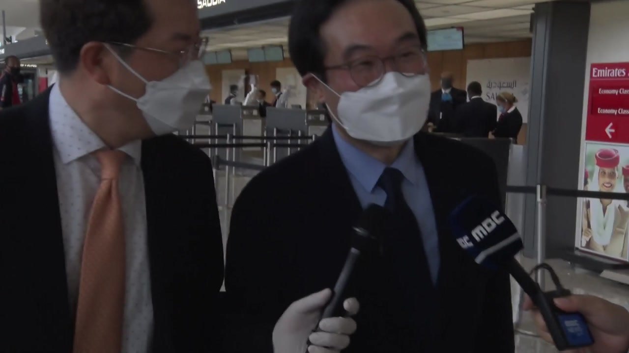 방미 이도훈 본부장 귀국길...질문에는 '묵묵부답' / YTN