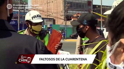 Ciudadanos faltosos y agresivos de la cuarentena