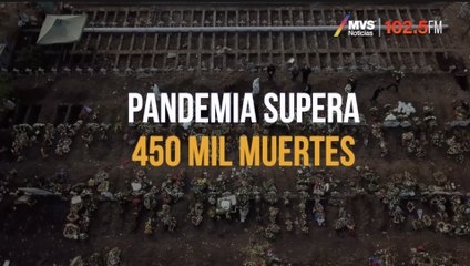 Pandemia supera 450 mil muertes