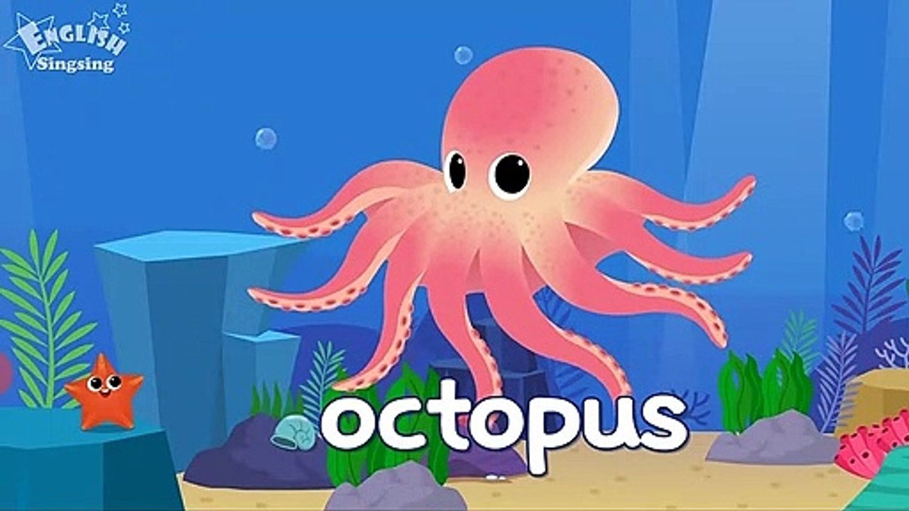 Sea animals learning // nursery rhymes for kids