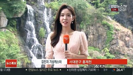 [날씨] 전국 30도 안팎 더위…오후 내륙 곳곳 소나기