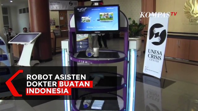 Hebat!! Mahasiswa Unesa Ciptakan Robot Asisten Dokter Untuk Corona