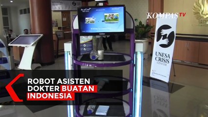 Hebat!! Mahasiswa Unesa Ciptakan Robot Asisten Dokter Untuk Corona