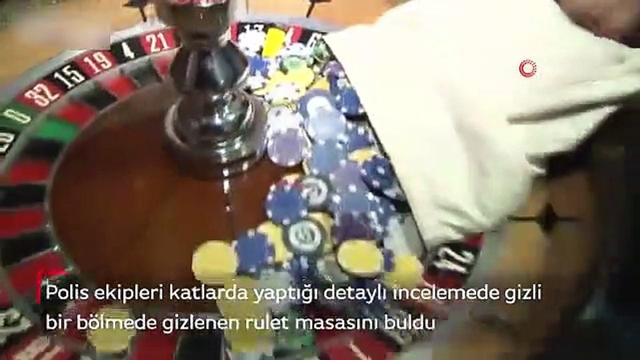 Kumarhane baskınında şoke eden görüntü
