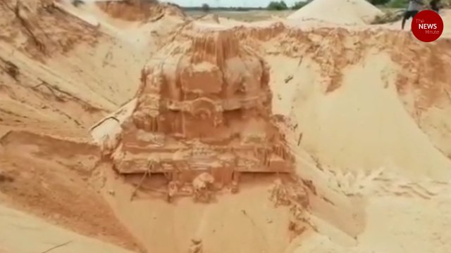 200-year-old buried temple unearthed in Andhra Pradesh