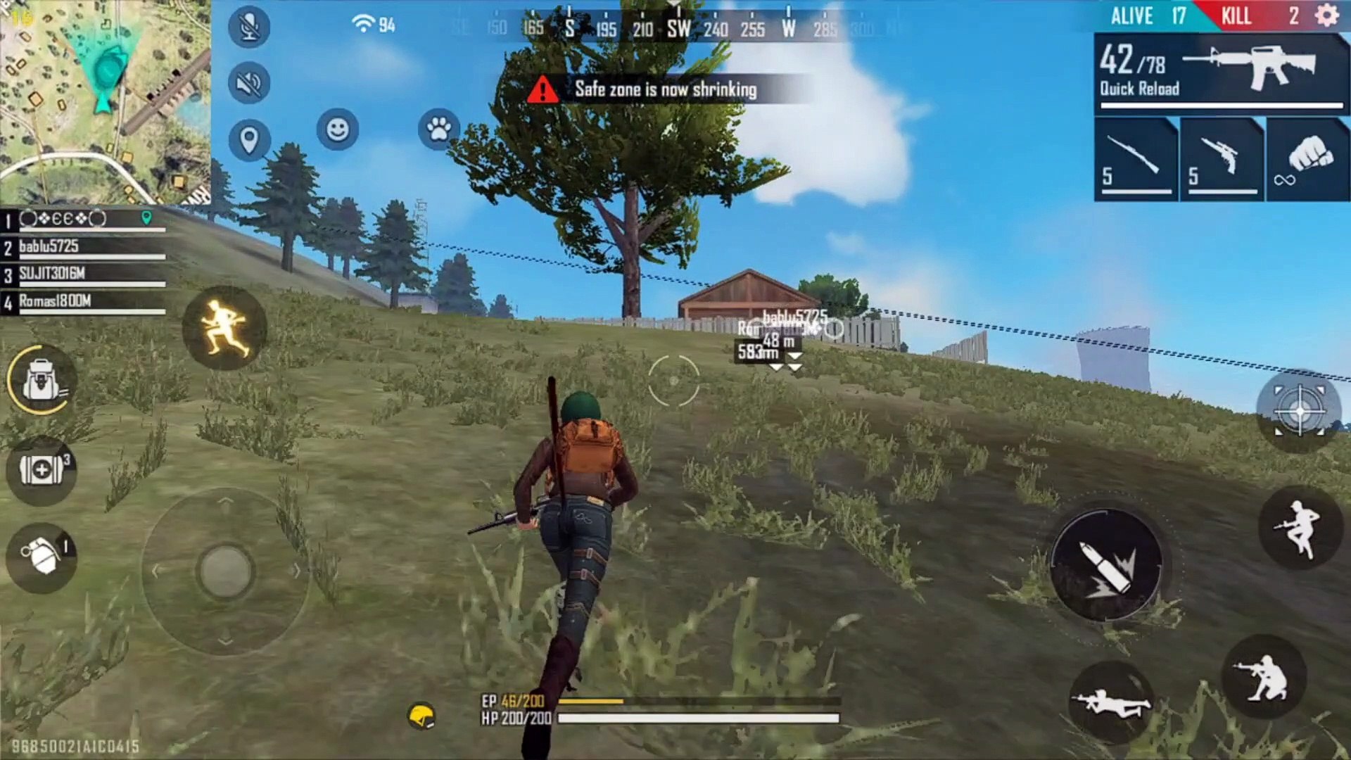 FREE FIRE GAMING VIDEO WITH FRIEND