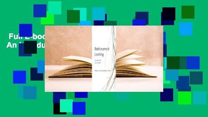Full E-book  Reinforcement Learning: An Introduction  For Free