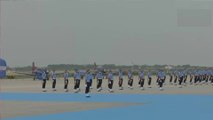 Visuals of Combined Graduation Parade at Air Force Academy