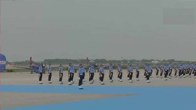 Visuals of Combined Graduation Parade at Air Force Academy