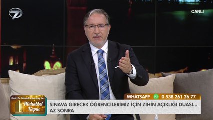 Prof. Dr. Mustafa Karataş ile Muhabbet Kapısı - 19 Haziran 2020