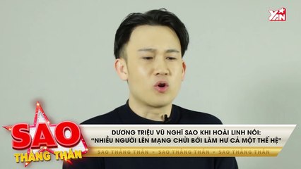 SAO THẲNG THẮN DƯƠNG TRIỆU VŨ