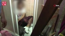 Kumarhane baskınında genç kız duşakabinde saklanırken bulundu