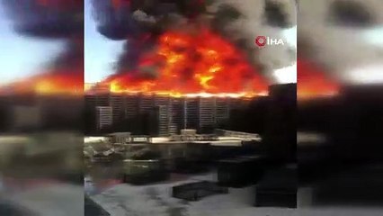 Halde kasalar yandı, dumanlar şehrin her noktasında görüldü