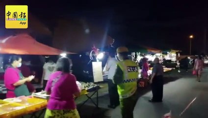 龙城夜市 70%小贩开档 人潮有待加强