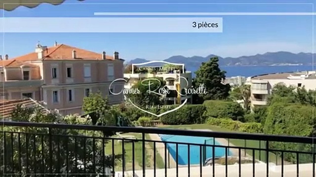 Immobilier de luxe : appartement terrasse vue mer piscine  à