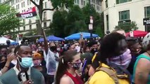 Massenproteste in den USA an 